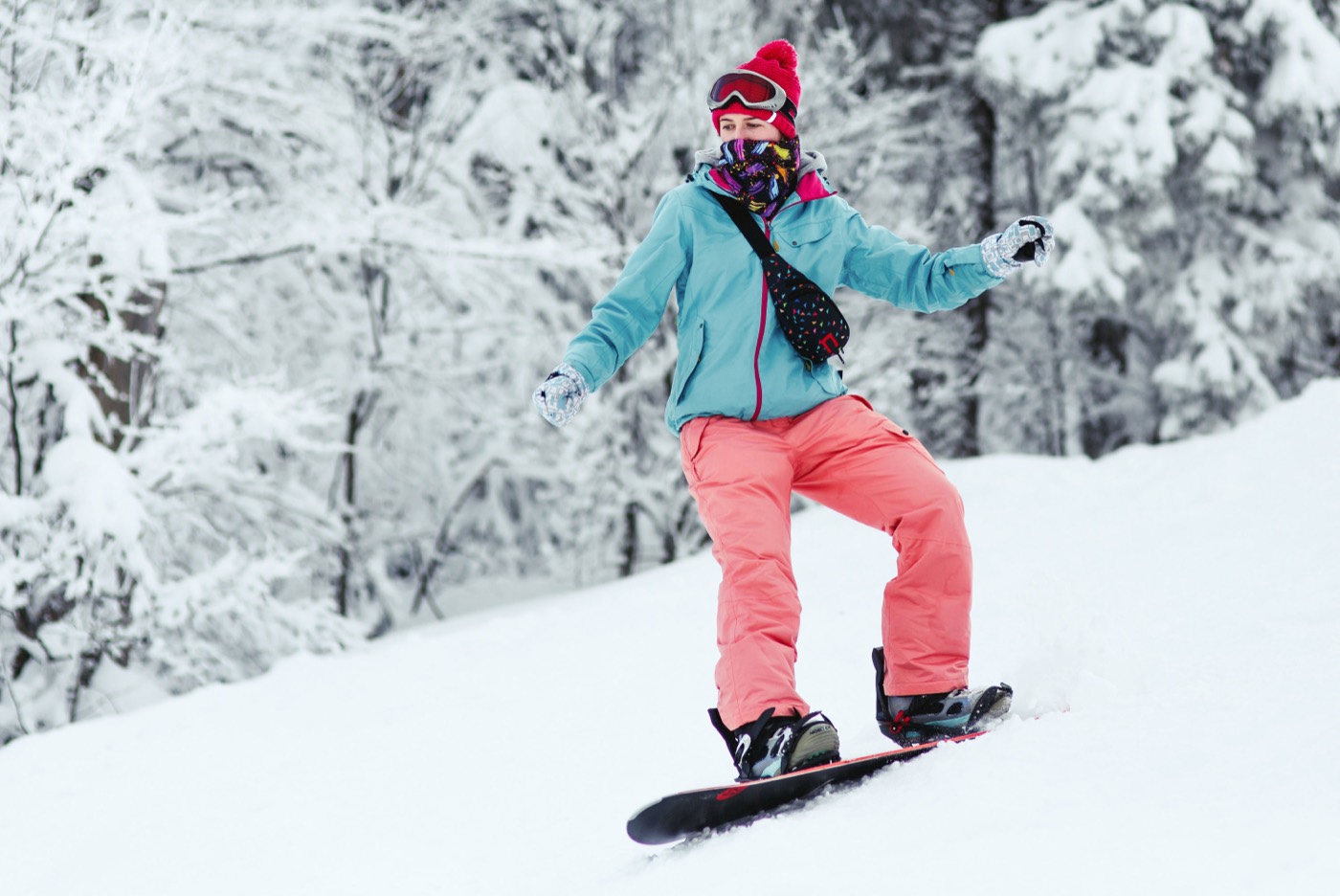 Team GC snowboarder, stationary